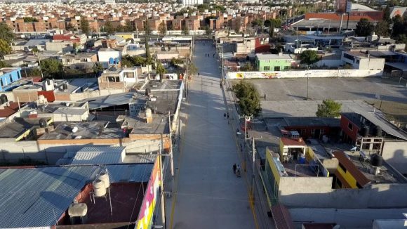 Concluyen rehabilitación de la calle 117 poniente en Granjas de Mayorazgo