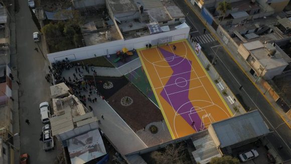 Rehabilitan calle y cancha Anhelí para disfrute de la comunidad de Viveros del Valle