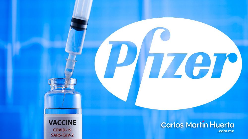 Llega a México primer cargamento de vacunas Pfizer contra COVID-19