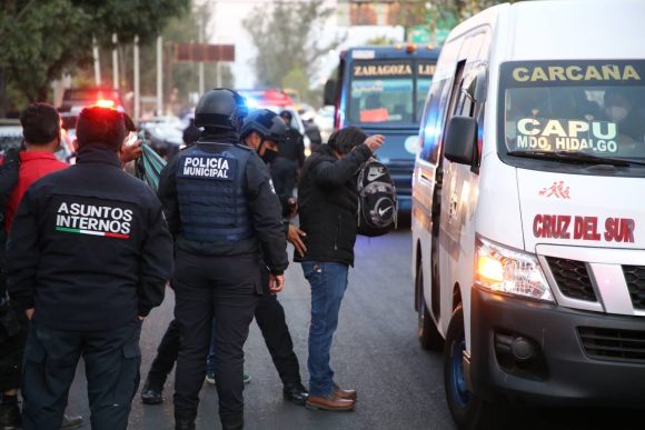 operativo transporte Realizan operativos contra el robo al transporte público