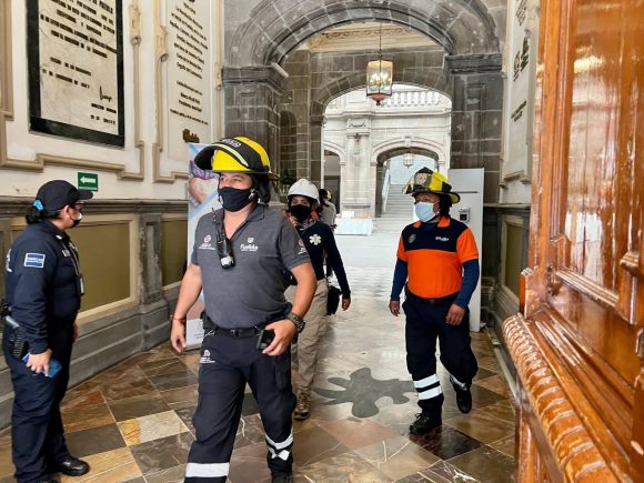 Proyección Civil realiza recorridos tras sismo