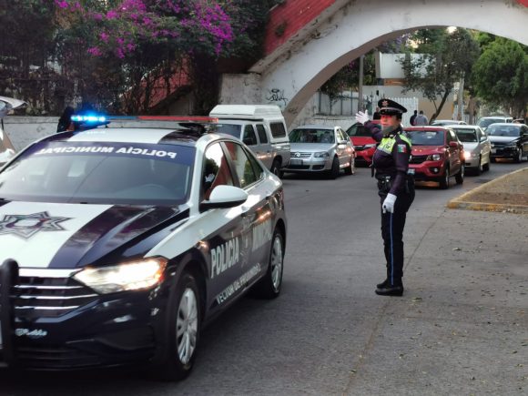 a0bdff41-c8e6-4228-b17d-f5794fafbf67 Refuerzan seguridad vial en centros escolares de Puebla