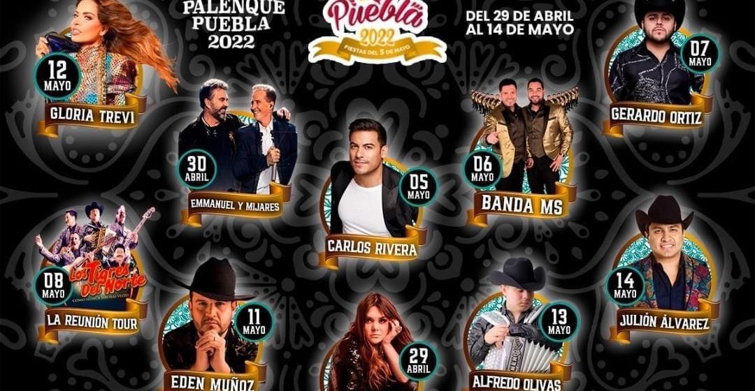 Presentan la cartelera de La Feria de Puebla 2022