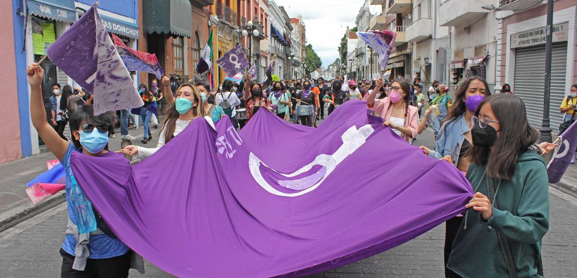 SSC Puebla garantiza seguridad de las mujeres durante marchas