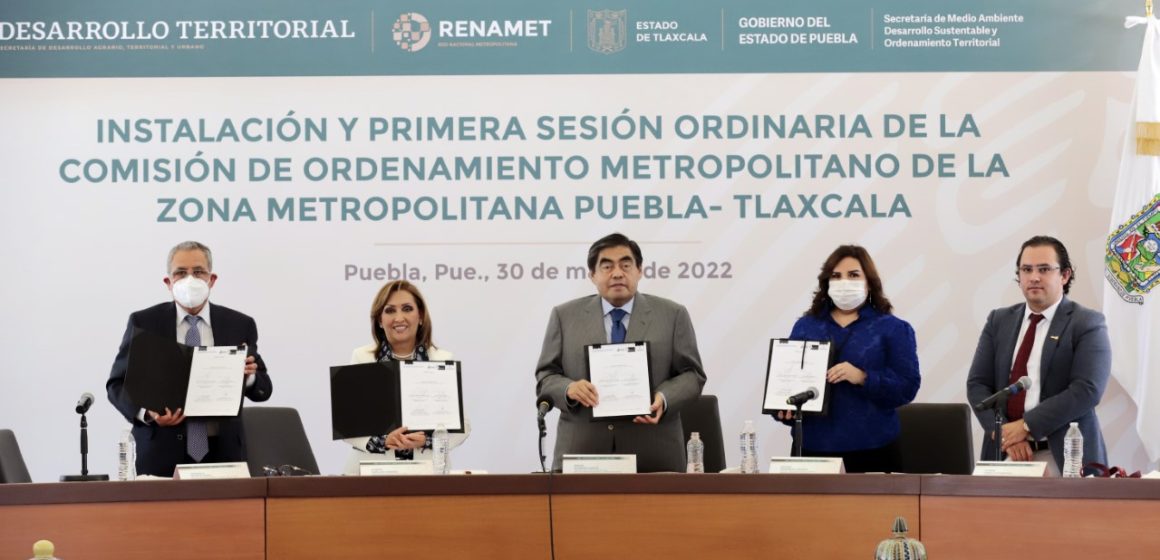 Instalan Puebla y Tlaxcala comisión de ordenamiento de la zona metropolitana