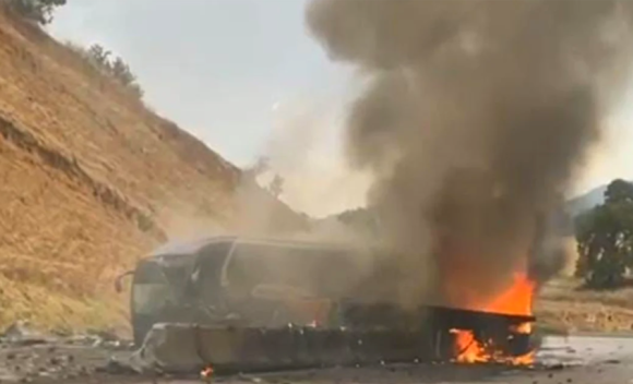 02 Choque en la México-Puebla deja 10 personas lesionadas