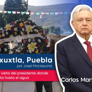 López Obrador estará en Ayoxuxtla Puebla, donde no hay agua, mucho menos Internet