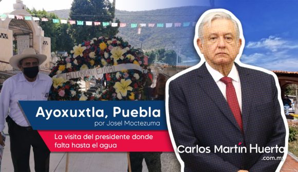 López Obrador estará en Ayoxuxtla Puebla, donde no hay agua, mucho menos Internet