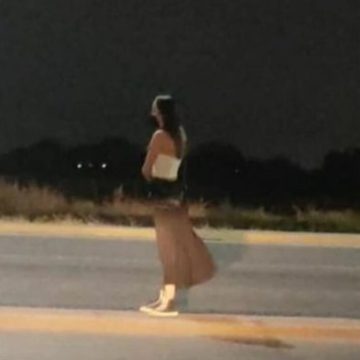 Revelan video de Debanhi caminando sobre la carretera