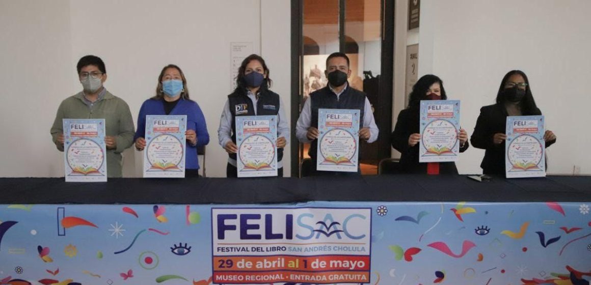 Presenta Ayuntamiento de San Andrés Cholula tercera edición del Festival del Libro 2022