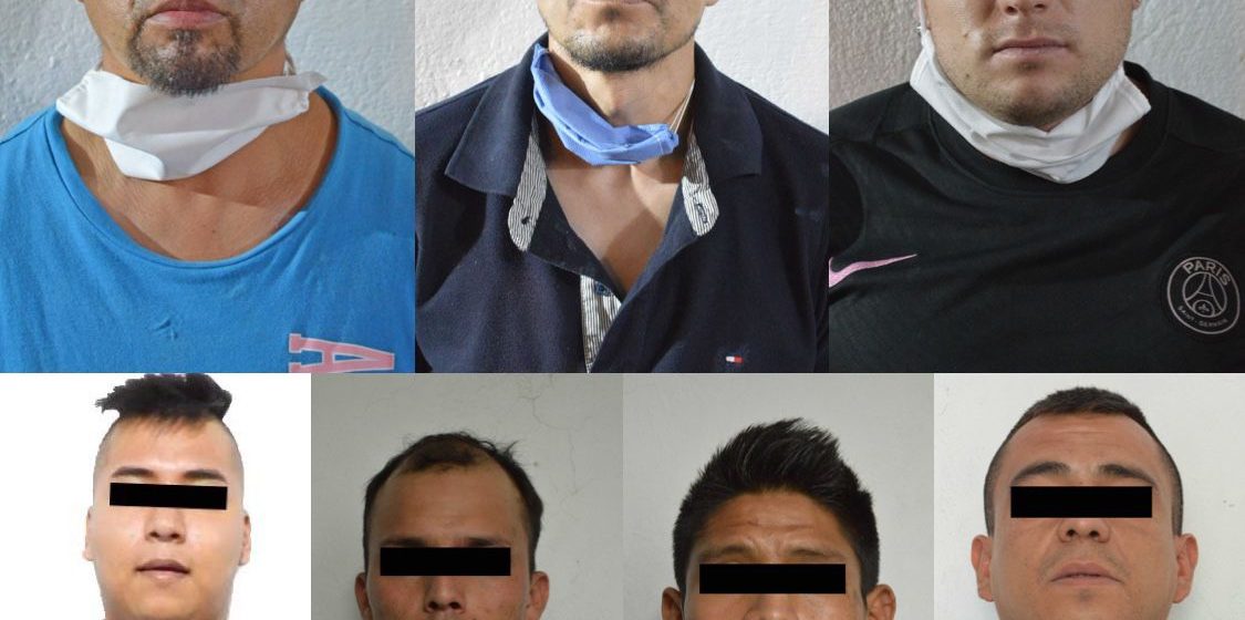 Detiene la SSC a siete hombres presuntamente involucrados en robos en Puebla