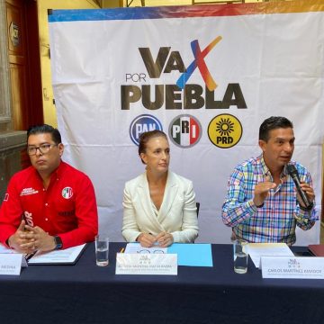 La alianza “Va por Puebla” respalda denuncia de diputados federales en contra de Morena