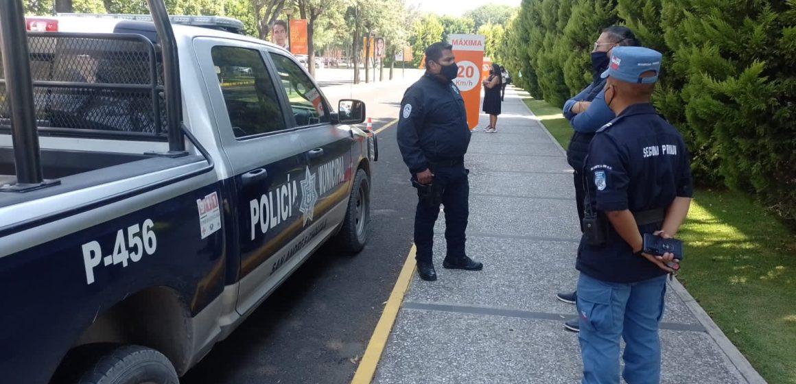 Secretaría de Seguridad Pública de San Andrés Cholula atienden a estudiante tras atentado