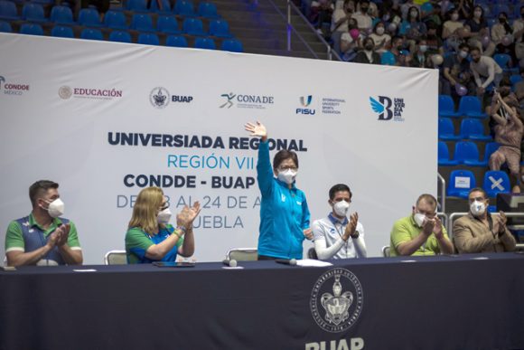 Inaugura la rectora Lilia Cedillo la Universiada Regional CONDDE-BUAP 2022