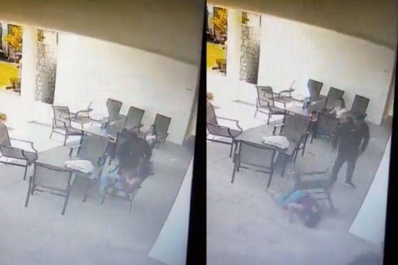 (VIDEO) Sujeto agrede y amenaza con cuchillo a mujer en Querétaro