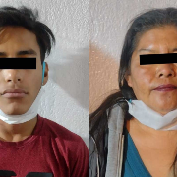 Policía Municipal de Puebla capturó a dos presuntos narcomenudistas