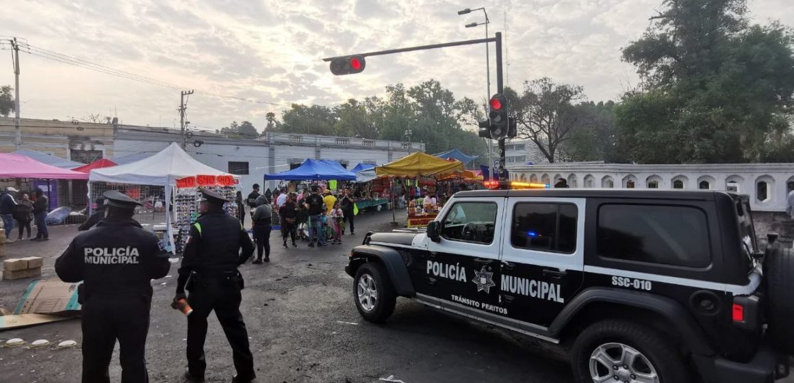 Con operativos de seguridad Ayuntamiento de Puebla vela por la tranquilidad de los feligreses