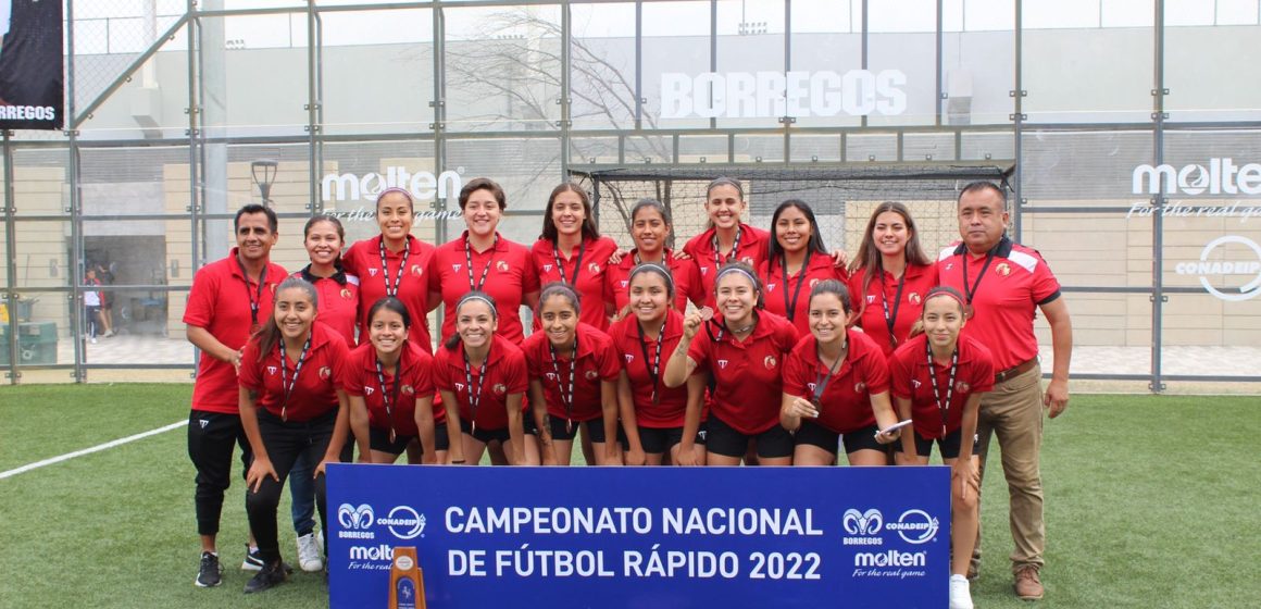 UPAEP tercer lugar en la Nacional de Futbol Rápido Femenil de CONADEIP