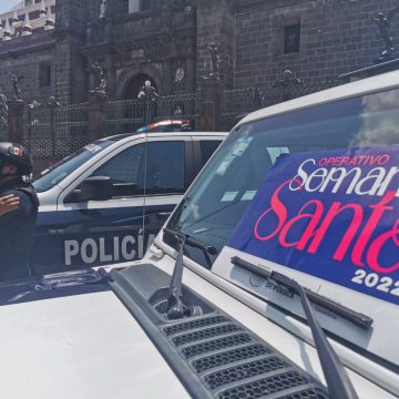 2 mil policías resguardarán la Semana Santa en Puebla