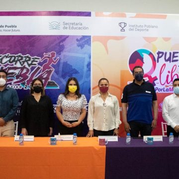 Presenta INPODE “Recorre Puebla 2022” y Carrera por la Mujer