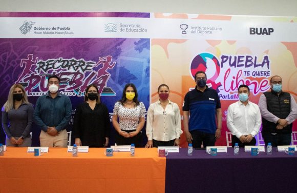 Presenta INPODE “Recorre Puebla 2022” y Carrera por la Mujer