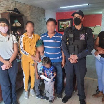 En distintos casos, resguardó Policía Municipal de Puebla a dos menores extraviados