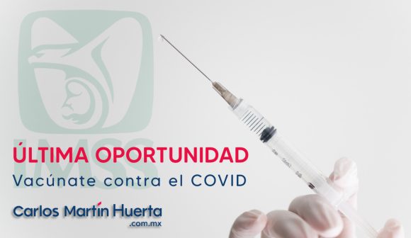 IMSS se suma a la fase intensiva de vacunación contra COVID