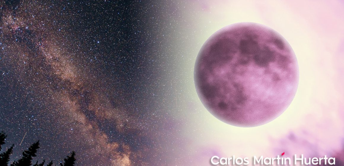 Superluna rosa y lluvia de estrellas Líridas: ¿Cuándo y a qué hora va a salir en México?