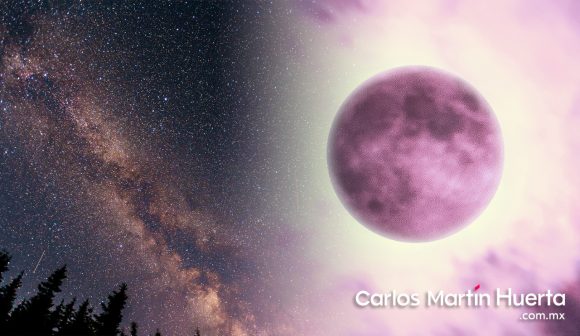Superluna rosa y lluvia de estrellas Líridas: ¿Cuándo y a qué hora va a salir en México?