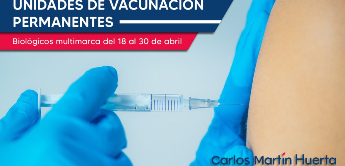 Disponibles 767 unidades médicas para vacunación masiva permanente