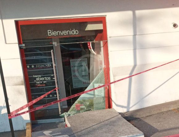 Intentan robar cajero del banco HSBC de La Villa de Atencingo