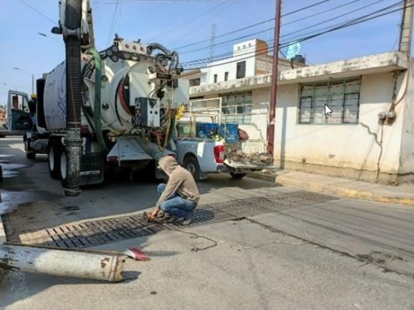 Gobierno de Cholula continúa con trabajos preventivos por la temporada de lluvias