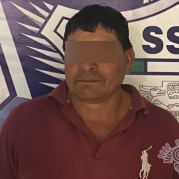 Detiene Policía Estatal a hombre armado en Texmelucan