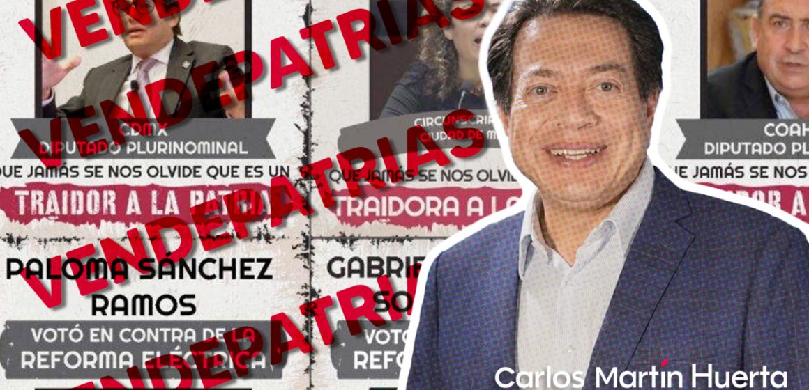 Morena continua con campaña; ahora les llamará ‘vendepatrias’ a diputados opositores