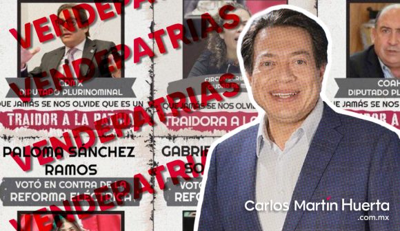 Morena continua con campaña; ahora les llamará ‘vendepatrias’ a diputados opositores