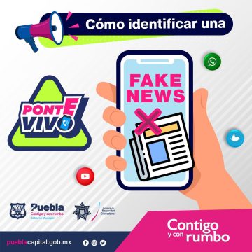 Exhorta SSC de Puebla evitar difundir Fake News
