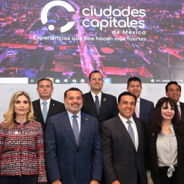 Participa Eduardo Rivera en primera plenaria de asociación de Ciudades Capitales