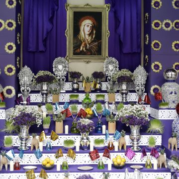 Instalan en Casa de la Cultura “Altar de Dolores”