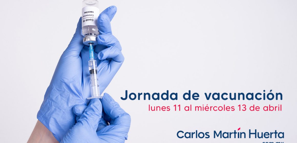 ¡Atención rezagados! Abre sector salud jornada de vacunación del lunes 11 al miércoles 13 de abril