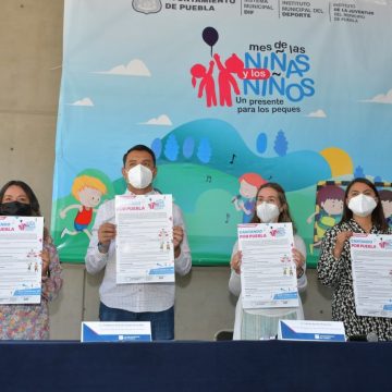 Con fútbol, canto y circuitos interactivos será el festival para los niños poblanos en abril