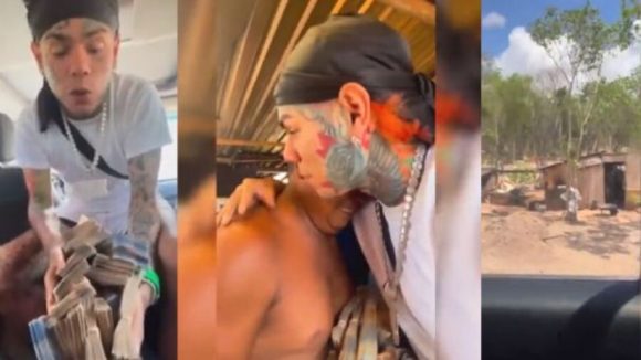 6ix9ine regala un millón de pesos a familia en Cancún ¡conmovedor!