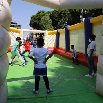Niñas y niños participan en “Jornadita contigo y con rumbo” del SMDIF de Puebla