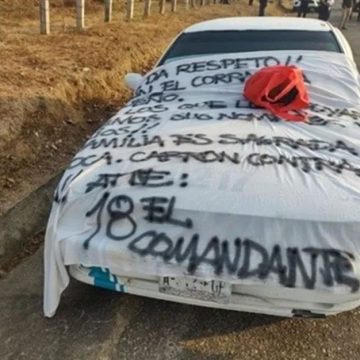 Encuentran cinco cuerpos dentro de un taxi en Juchitán, Guerrero