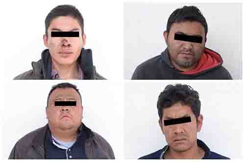 En acción inmediata, Policía Municipal de Puebla detuvo a cinco hombres por violento asalto
