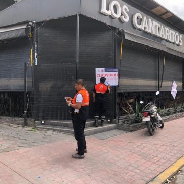 Clausura Protección Civil de San Andrés Cholula bar por irregularidades