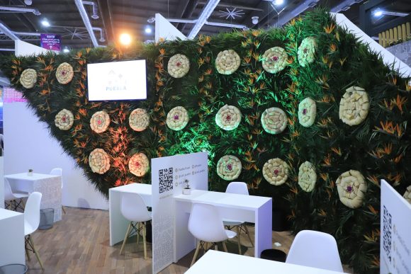 Puebla atractivos en el Tianguis Turístico 2022 celebrado en Acapulco