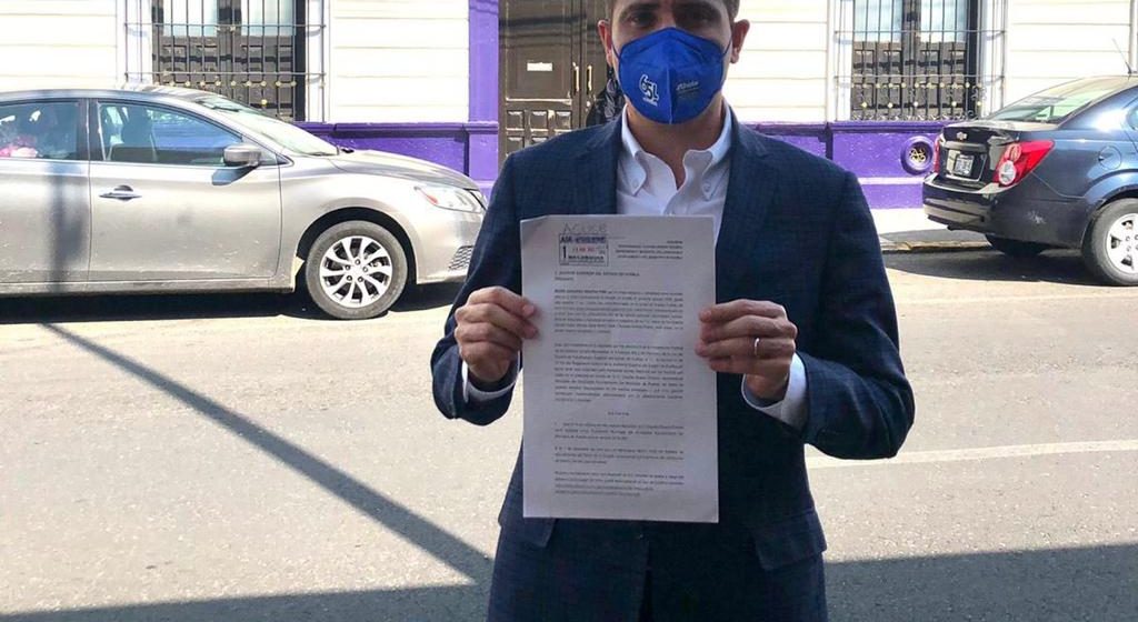 Presenta Riestra Piña denuncia contra  ex alcaldesa de Puebla por desvío de recursos