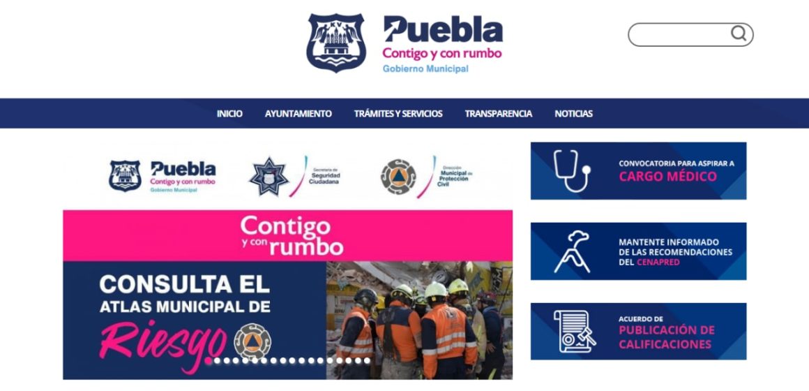 Ayuntamiento de Puebla pone a disposición para consultar en línea el Atlas de Riesgos