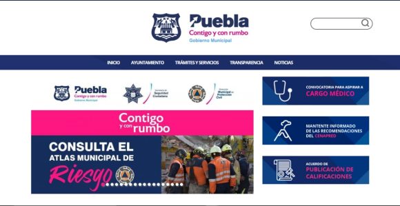 Ayuntamiento de Puebla pone a disposición para consultar en línea el Atlas de Riesgos