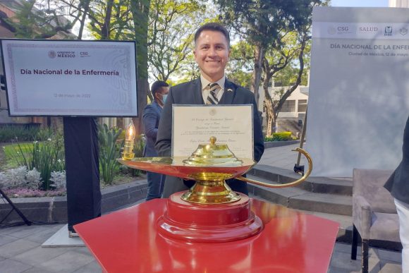 Erick Landeros Olvera, investigador de la BUAP, uno de los mejores profesionales en Enfermería del país